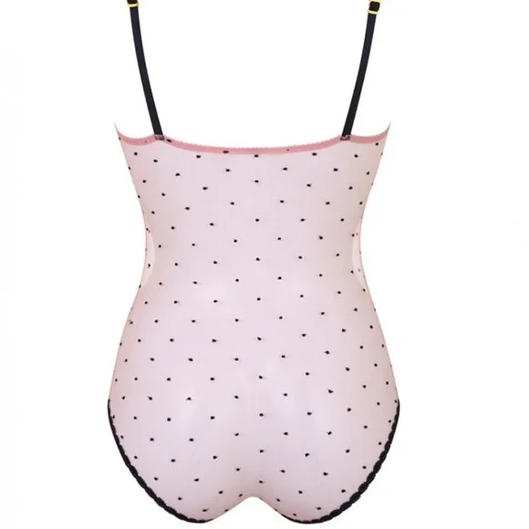 Agent Provocateur POPPIE Bodysuit NWT Nude & Black